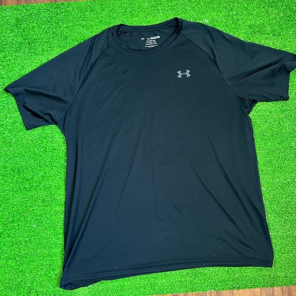 Under Armour The Tech Tee 2XL Black Short Sleeve BUNDLE(4) Training Lightweight - Picture 3 of 5